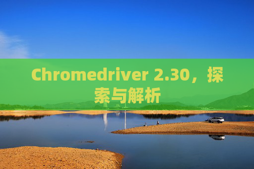 Chromedriver 2.30，探索与解析
